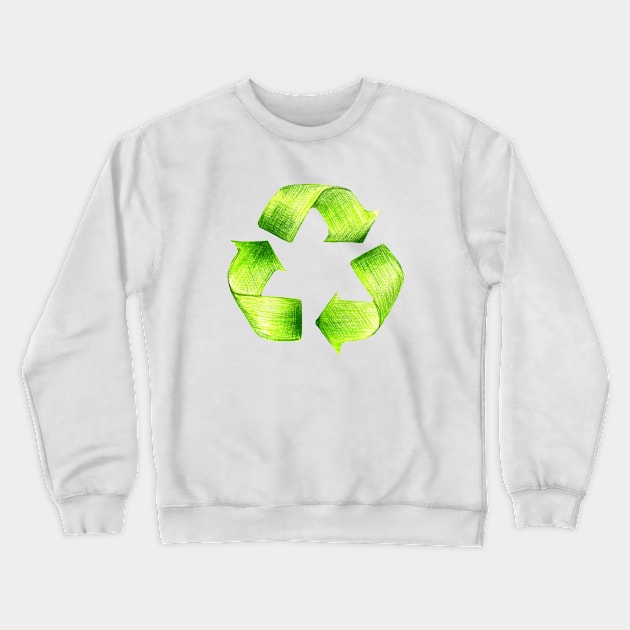 recycling Crewneck Sweatshirt by lisenok